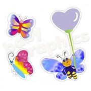 Sticker perete Flori si copacei -  BBG007