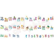 Stickere perete Litere cu animale (Alfabet RO) -  BBG011