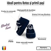 Botosei Mocasini (Marime: 21, Culoare nappa: Ivory) BFOX10312_ivory_21