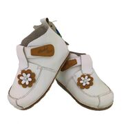 Ghetute Barefoot Baby fox (Culoare nappa: Fucsia, Marime: 25, Decor: Floare)