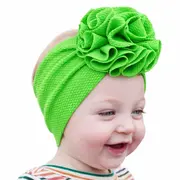 Bentita verde neon lata cu floare mdxpp10-6-c11