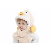 Caciulita crem plusata pentru copii - pinguin adoctsc10-4-sa7