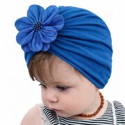 Caciulita albastra tip turban - floricica mbx-20146-2-ct1