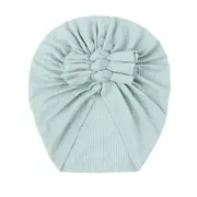 Caciulita bleu tip turban cu trei fundite mbx-21021-6
