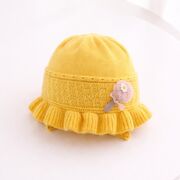 Caciulita galbena dublata tip boneta adoctsc16-1-sa8