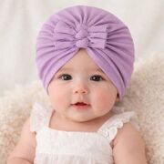 Caciulita lila tip turban cu trei fundite mbx-21021-9