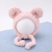 Caciulita roz pentru bebelusi cu urechiuse mbwht75-3-sa8