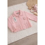 Cardigan tricotat modify – confort si stil roz bgk3236-1