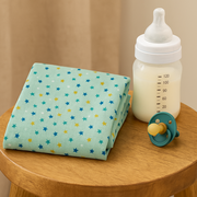 Set 2 Scutece Finet 100% Bumbac Pentru Bebelusi ,   70a 80 Cm ,   Starry Sky Mint Pjb098155668