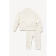 Set tricotat bebelusi 3 piese, cardigan + bluza + pantaloni trpb0007