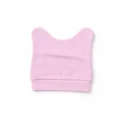Costumas bebelusi 3 piese crem-roz, bumbac premium, model iepuras trpb0042-cp1