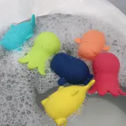 Jucarii de baie din silicon Mix-and-Match bbl&uuml;v B&uuml;ddies