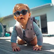 Ochelari de soare pentru bebelusi si copii mici bbl&uuml;v Solar Mini 2.0 Navy