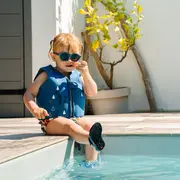 Ochelari de soare pentru bebelusi si copii mici bbl&uuml;v Solar Mini 2.0 Navy