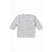 Set bebelus 3 piese bumbac cu imprimeu pui, pantaloni cu botosei si caciulita trpb0079-cp1