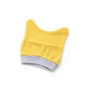 Set bebelus 3 piese bumbac cu imprimeu pui, pantaloni cu botosei si caciulita trpb0079-cp1