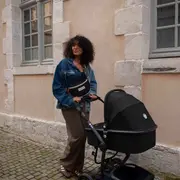 Borseta bebelusi Baby On Board Armelle Banana Black