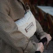 Borseta bebelusi Baby On Board Armelle Banana Cotton