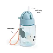 Cana cu pai Done by Deer Tiny Farm Blue 280ml