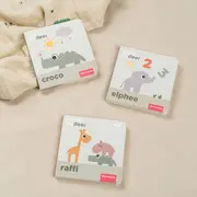 Carticica jucarie educativa anotimpuri Done by Deer Croco Colour Mix