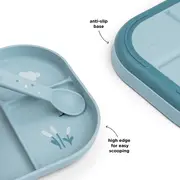 Farfurie compartimentata Done by Deer Foodie Elphee Blue