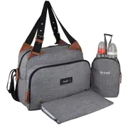 Geanta de infasat Baby On Board Titou City Grey