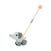Jucarie Push Along Done by Deer din lemn Elphee Grey