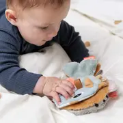 Jucarie senzoriala carticica de plus Done by Deer Sea Friends Colour Mix