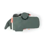 Jucarie senzoriala carticica de plus Fold-Out Done by Deer Croco Green