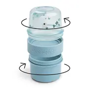 Recipient pentru gustari Done by Deer To Go dublu S Tiny Farm Blue