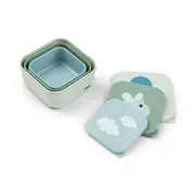 Set 3 caserole pentru gustari Done by Deer Happy Clouds Green