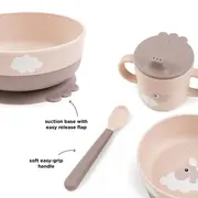 Set prima masa cu ventuza Done by Deer Foodie Happy Clouds Powder