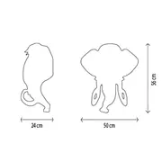 Decoratiune Wild  Soft Cap de Mamut - Arthur