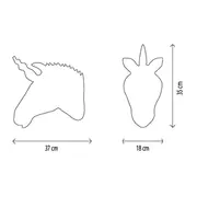 Decoratiune Wild  Soft Cap de Unicorn - Claire