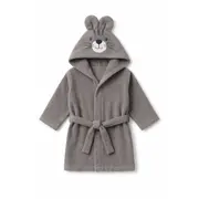 Halat baie bebelusi cu gluga model animal pufos bumbac absorbant trpb0090