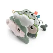 Jucarie senzoriala carticica de plus Done by Deer Tiny Farm Colour Mix