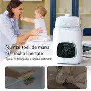 Masina de spalat si sterilizat biberoane Momcozy KleanPal Pro