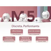 Pompa de san Momcozy Hands-free M5 Grey