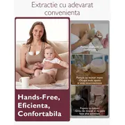 Pompa de san Momcozy Hands-free dubla S12 Pro White