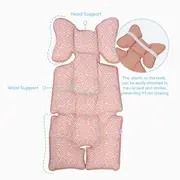 Protectie textila carucior/Scaun auto Salmon Pink SeviBebe BBKSEV_8376-16