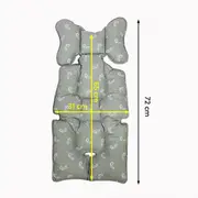 Protectie textila carucior/Scaun auto Tiny Leaves SeviBebe BBKSEV_8376-215