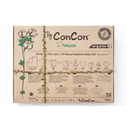 Set bebelusi premium 10 piese bumbac organic, 0-3 luni trpb0111