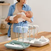 Set de perii pentru biberoane Momcozy 7 in 1 din silicon