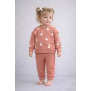 Set memoza cu model ratuste &ndash; ținută confortabilă din bumbac bp2090-1