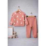 Set memoza cu model ratuste &ndash; ținută confortabilă din bumbac bp2090-1