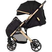 Carucior sport Chipolino Omnia cu maner reversibil noir HUBLKOM02601NO