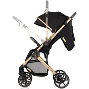 Carucior sport Chipolino Omnia cu maner reversibil noir HUBLKOM02601NO
