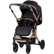Carucior sport Chipolino Omnia cu maner reversibil noir HUBLKOM02601NO