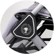 Carucior sport Chipolino Omnia cu maner reversibil platinum HUBLKOM02602PL