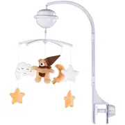 Carusel muzical pentru patut cu proiector Chipolino Bear HUBMILD02310BEA